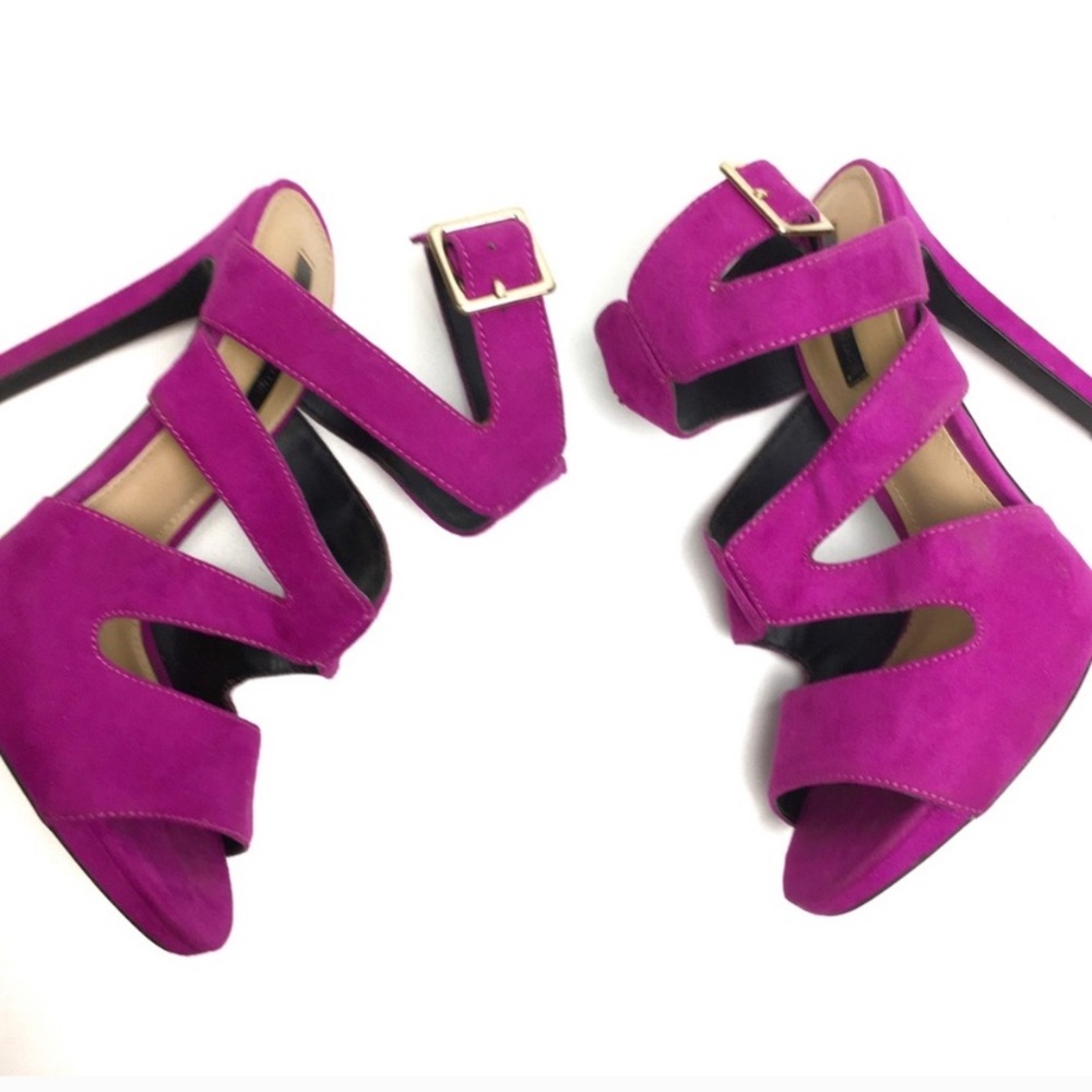 Zara trafaluc zise 38 purple heels